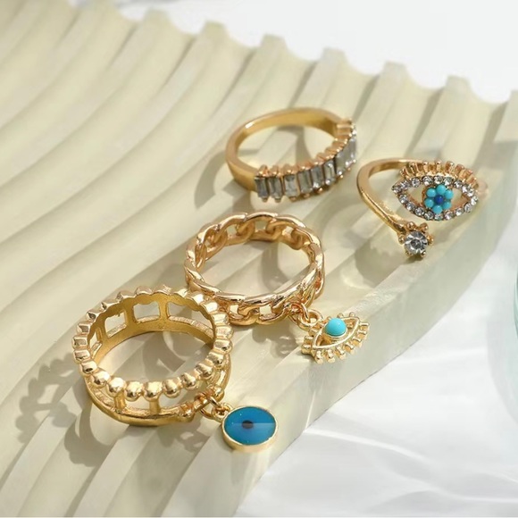 Golden Eye Rings - Picture 4 of 6